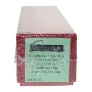 Guardhouse single row 2x2 coin storage box packaged and labeled image view-20001TN