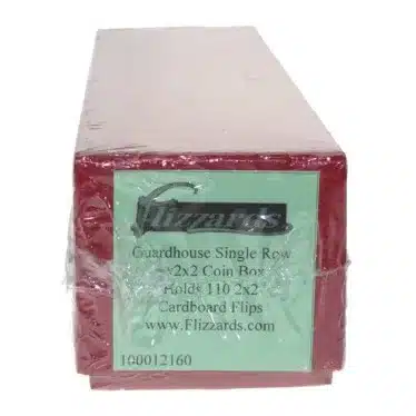 Guardhouse single row 2x2 coin storage box packaged and labeled image view-20001TN