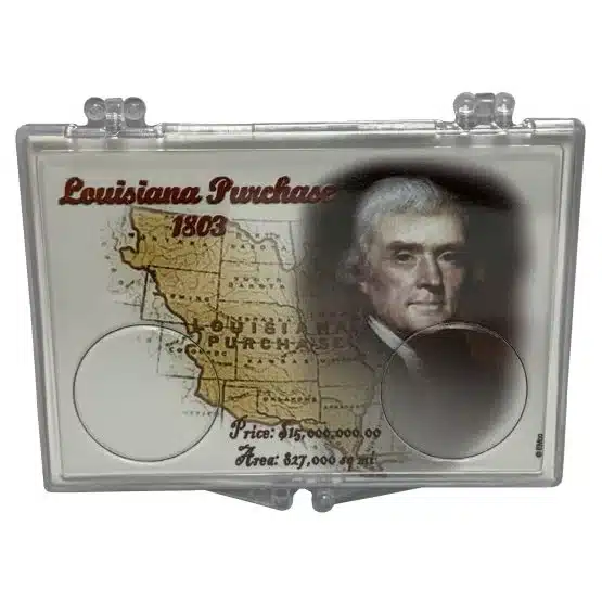 2004 Louisiana Purchase Snap Lock 2×3 Coin Holder 3 Pack-front image view-20372312