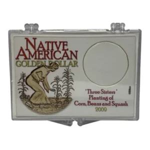 2009 Native American Dollar Snap Lock 2×3 Coin Holder 3 Pack-front image view-20445520