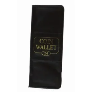 HE Harris 24 pocket mylar coin flip wallet, front cover image view-20057TN