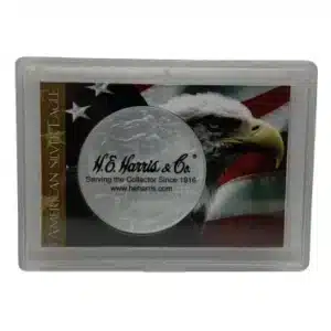 2×3 Frosty Case ASE Eagle and Flag Coin Snap Lock by H.E. Harris-front image view-20251