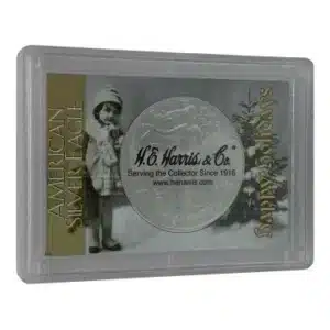 2×3 Frosty Case ASE Happy Holidays Coin Snap Lock by H.E. Harris-front image view-20252