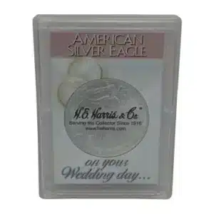 2×3 Frosty Case ASE Wedding Day Coin Snap Lock by H.E. Harris-front image view-20258