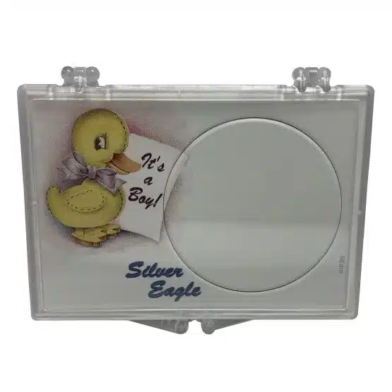 ASE Baby Boy Duck Snap Lock 2×3 Coin Holder 3 Pack-front image view-20356211
