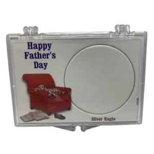 ASE Happy Fathers Day Snap Lock 2×3 Coin Holder 3 Pack-front image view-20366251