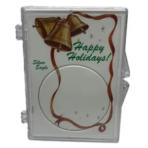 ASE Happy Holidays Snap Lock 2×3 Coin Holder-20140271