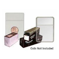 BCW Penny Combo 2×3 Display Slab with Foam Inserts-White-25 pack