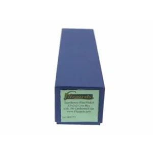 Guardhouse Single Row Coin Box Nickel Blue 2x2x8.5, packaged image view-20527TN