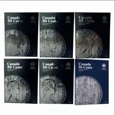 Canada-50-Cents-Various-Coin-Folders-Whitman-front-cover-image-20911TN