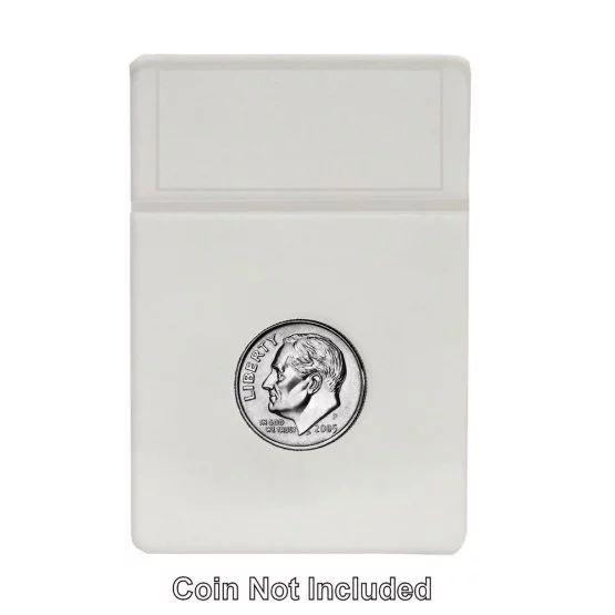 Dime 2x3 White Foam Insert, No Slab by BCW, coin not included, single image view-20854