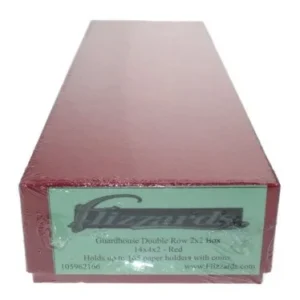 Guardhouse Double Row 2x2 Red Coin Box, 14x4x2, Holds 165 Flips' packaged image view-2059662TN
