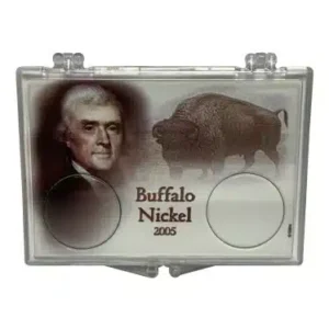 Edgar Marcus 2005 Buffalo Nickel Snap Lock 2×3 Coin Holder 3 Pk-front image view-20375341