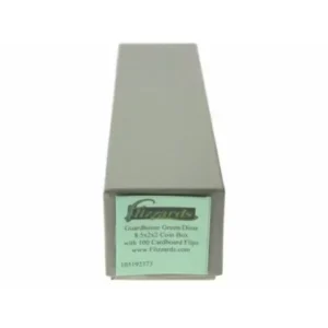 Guardhouse Single Row Coin Box Dime Green 2x2x8.5, packaged image view-20531TN