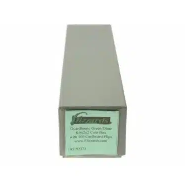 Guardhouse Single Row Coin Box Dime Green 2x2x8.5, packaged image view-20531TN