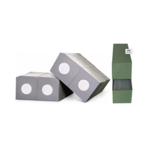 Dime coin box with flips, Green-20519