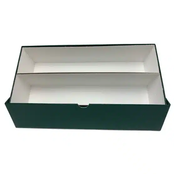 Double Row Green Cointainer for collectable items, bottom stacked in lid image view-2059667