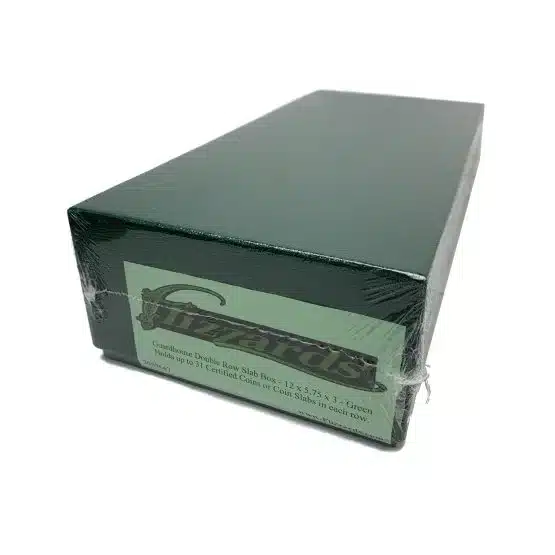 Guardhouse Double Row Green Coin Slab Storage Box-packaged image view-2059667