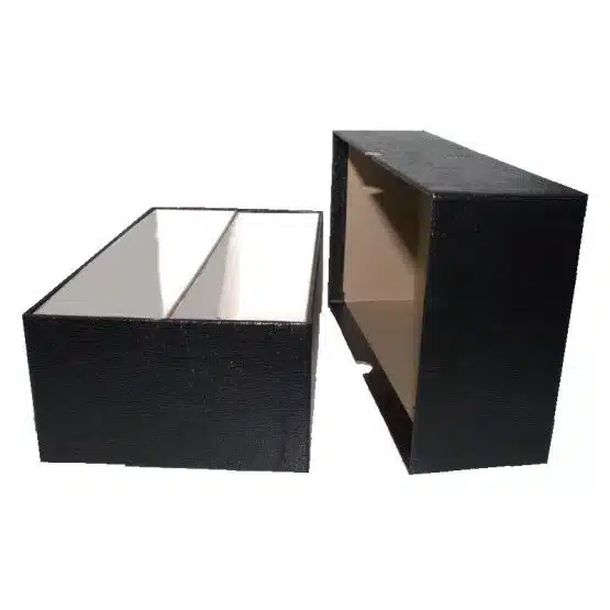 BLK. Duble. G.H. Container, bottom sitting to left and lid to the right image view-2059653