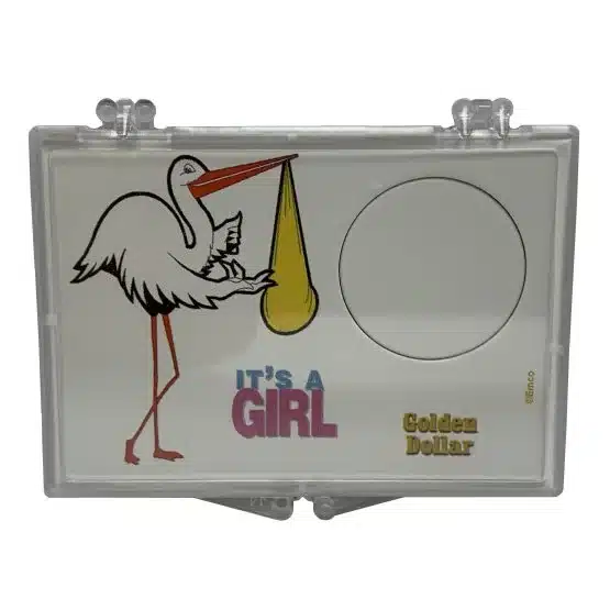 Its A Girl Small Dollar Snap Lock 2×3 Coin Holder 3 Pack-front image view-20424255