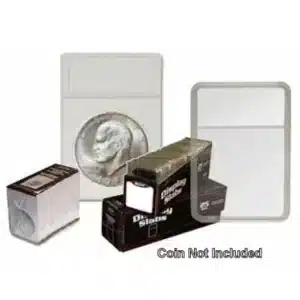 Large Dollar 2x3 Combo Display Slabs with White Foam Inserts by BCW, coin not included Box of 25, sample image view-20859