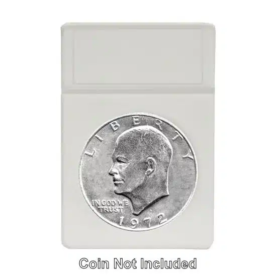 Large Dollar 2x3 White Foam Insert, No Slab by BCW, coin not included, single image view-20857