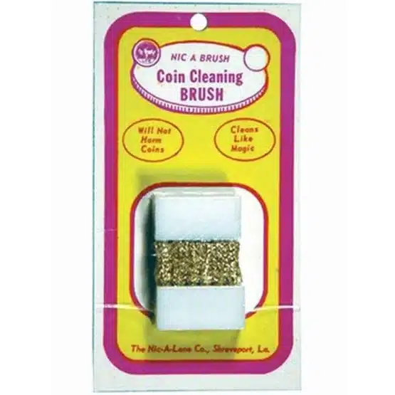 Nic-A-Brush Coin Cleaning Brass Brush Cleans like magic, 2 Pack, packaged image view-20388