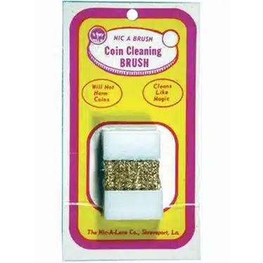 Nic-A-Brush Coin Cleaning Brass Brush Cleans like magic, 2 Pack, packaged image view-20388TN