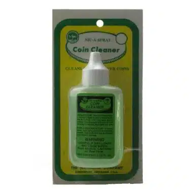 Nic-A-Spray 1.25 oz Bottle Silver and Gold Coin Cleaning Solution, packaged image view-20285TN
