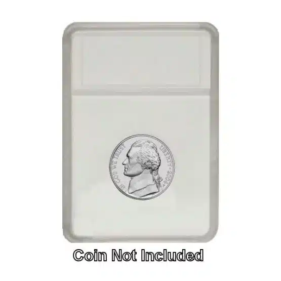 Nickel Combo Set, 2x3 Display Slab with White Foam Insert by BCW, coin not included, single image view-20863