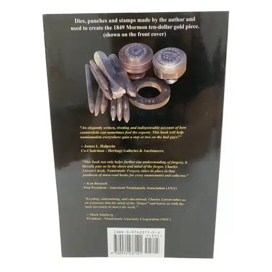 Numismatic Forgery Techniques in Types of Forgery-Zyruss Press-rear cover UPC image view-21085