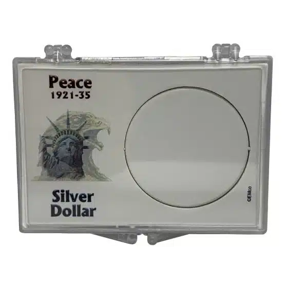 Peace Dollar Liberty Snap Lock 2×3 Coin Holder 3 Pack-front image view-20395188