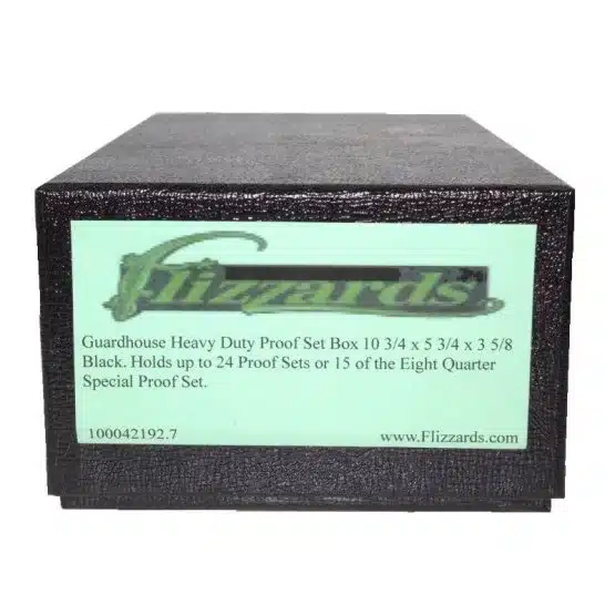 Guardhouse Proof Set Box, 10.75×5.75×3.6, Black, packaged image view-20004