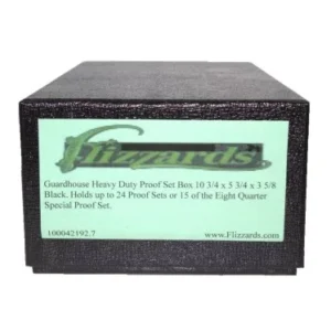 Guardhouse Proof Set Box, 10.75×5.75×3.6, Black, packaged image view-20004TN