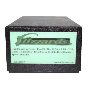 Guardhouse Proof Set Box, 10.75×5.75×3.6, Black, packaged image view-20004TN