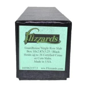 Guardhouse Black Single Row Slab Coin Box, Heavy Duty, 10x3.25x2.8, packaged image view-2059675TN