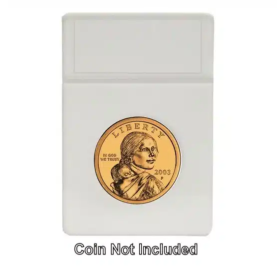 Small Dollar 2x3 White Foam Insert, No Slab by BCW, coin not included, single image view-20872