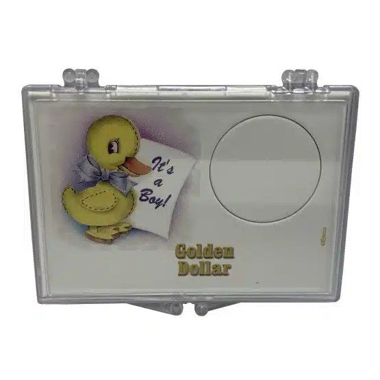 Small Dollar Its A Boy Snap Lock 2×3 Coin Holder 3 Pack-front image view-20361256