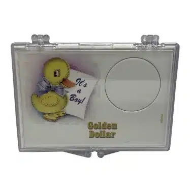 Small Dollar Its A Boy Snap Lock 2×3 Coin Holder 3 Pack-front image view-20361256