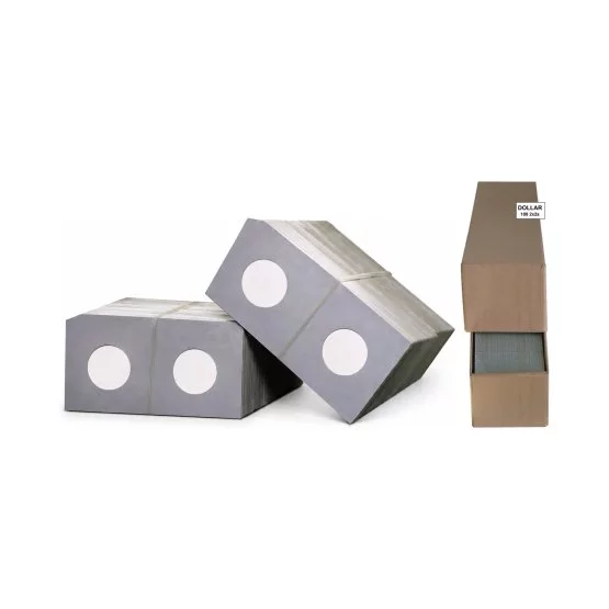 Large dollar coin box with flips-20523