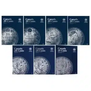 Whitman Canada 25 Cent Coin Folders #1 through #7 front cover image view-20897-902-21738TN