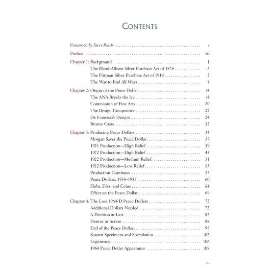 Piece $, 4th Ed. by Roger W. Burdette-contents page III image view-20537