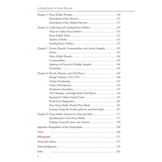 Piece $, 4th Ed. by Roger W. Burdette-contents page IV image view-20537