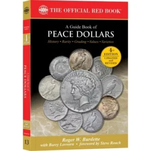 Whitman Guide Book of Peace Dollars 4th Ed. by Roger W. Burdette-front cover image view-20537TN