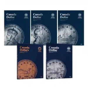 Whitman Loonie Canadian Dollar Coin Folders #1 through #5 front cover image view-20903-07TN