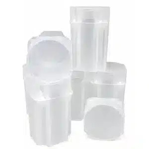 1 oz silver round coin tubes, 5 pack-210625