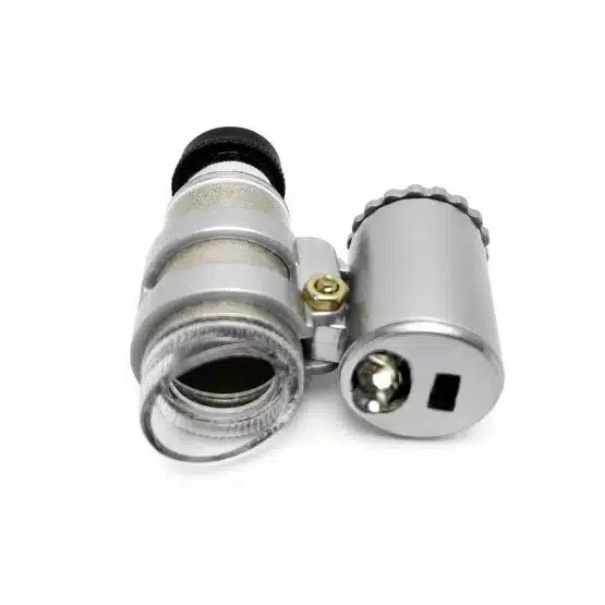 Handheld Coin Inspection Microscope with LED Lights-20606X