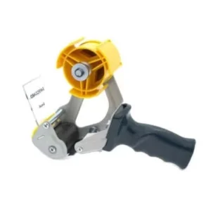 2-inch tape dispenser heavy-duty yellow up-close side image view-20234TN
