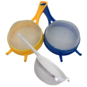 2.5-inch Small Fine Mesh Strainer with Handle, white, yellow, blue, or red image view-20288