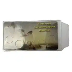 2002 Statehood Commemorative Quarter holder with vinyl plastic coin pouch image view-20441667